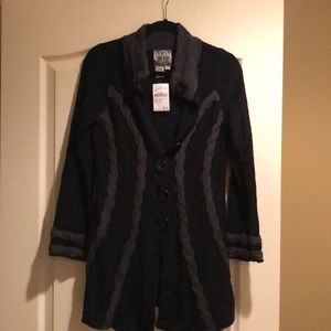 NWT sweater coat
